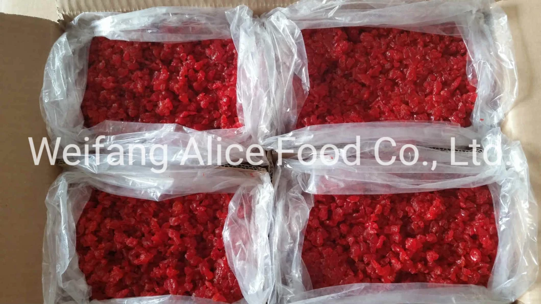 Good Price Fruit Ingredients Dried Cherry Dice Preserved Cherry