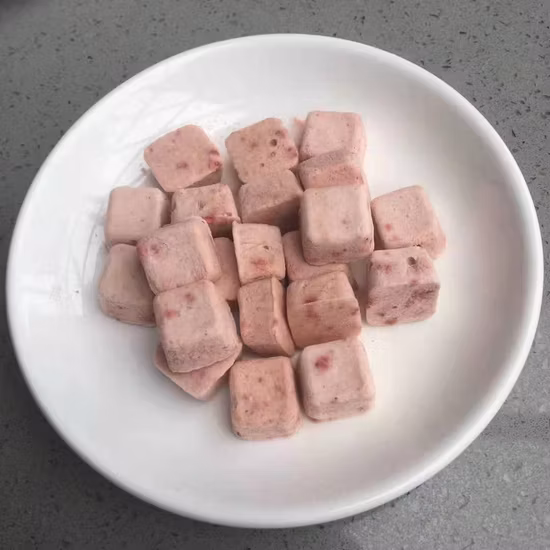 Freeze-Dried Yogurt Cubes for Cereal